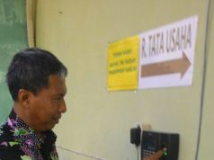 FINGER PRINT DI SMAN I GEGER sebagai sarana menpertahankan kedisiplinan