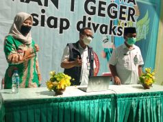 PELAKSANAAN VAKSINASI PELAJAR SMAN 1 GEGER “KAMI SIAP BELAJAR TATAP MUKA”