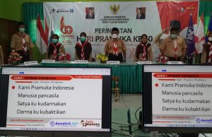 UPACARA VIRTUAL PERINGATI HARI PRAMUKA KE-60 “ Wujudkan Bangsa yang Berkarakter dan Bermartabat”