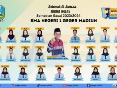 Peringkat Satu Semester Ganjil 2023/2024