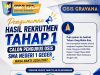 PENGUMUMAN HASIL REKRUTMEN TAHAP 1 CALON PENGURUS OSIS SMA NEGERI 1 GEGER MASA BAKTI 2026/2027